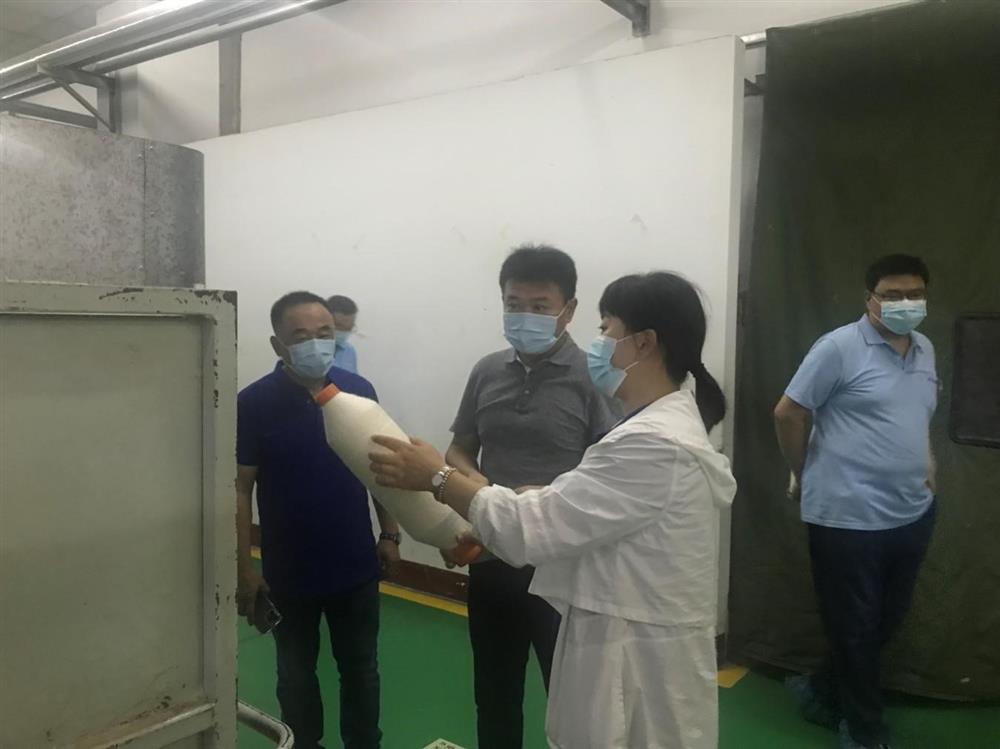 恒盛娱乐纪委书记卢刚赴元首平台 平阴纺织工业园调研